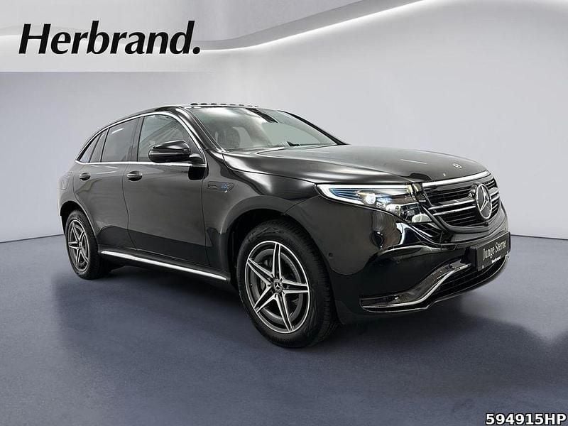 Gebraucht Mercedes EQC400 AMG 300 kW (408 PS) 2022 Metalliclack obsidianschwarz SUV