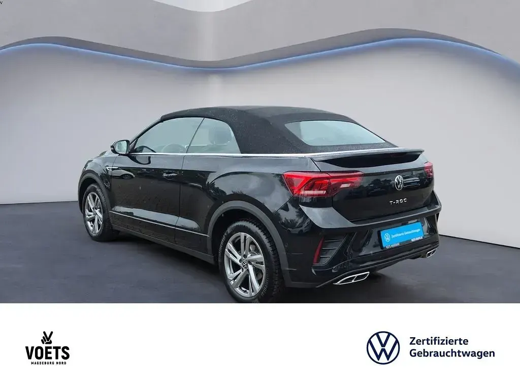 Gebraucht VW T-Roc Cabriolet R-line 150 PS (110 kW) 2025 Schwarz Cabrio