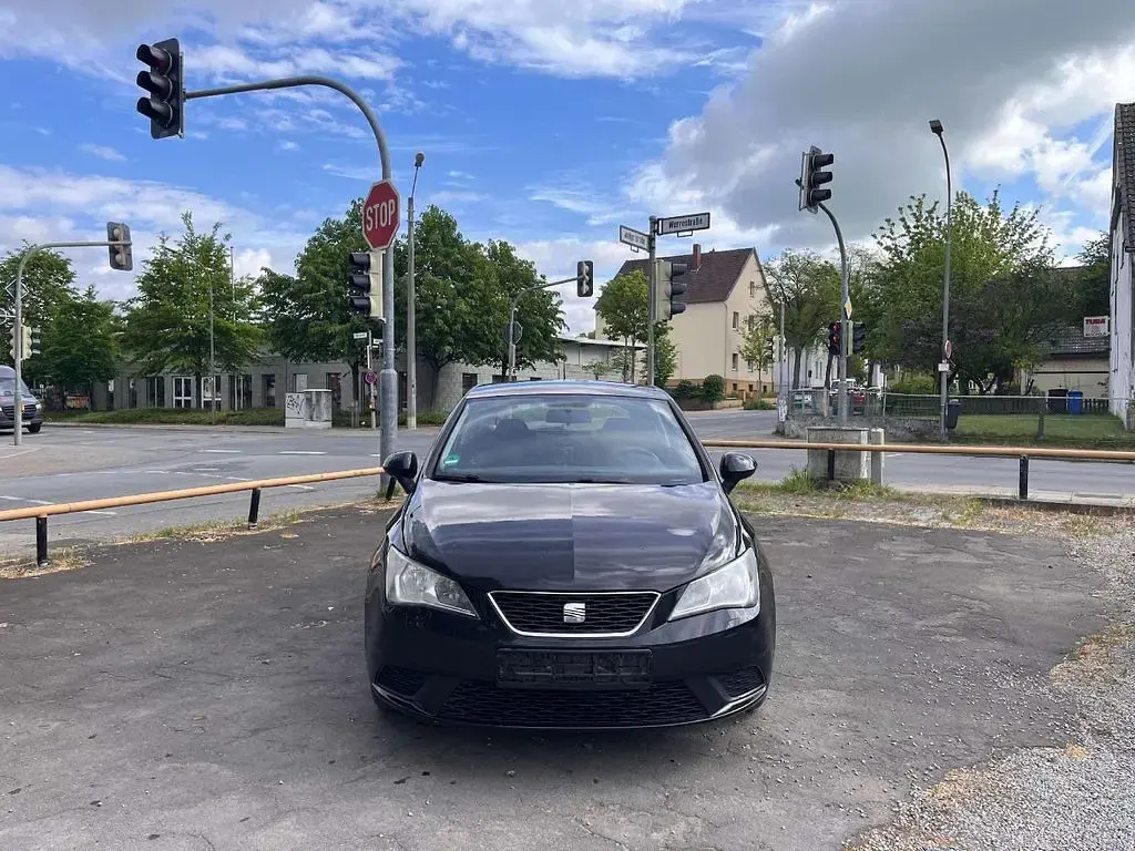 Gebraucht Seat Ibiza Style 69 PS (50 kW) 2012 "universo" schwarz Kleinwagen