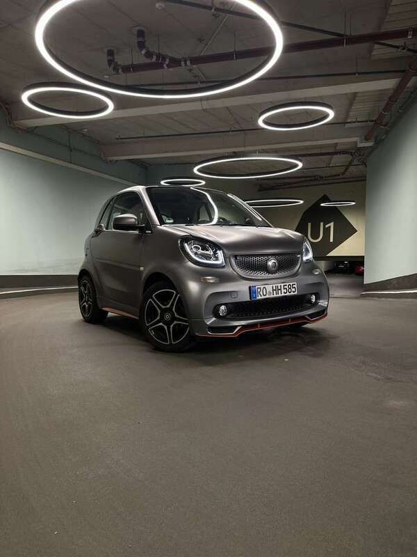 Grau Gebraucht 2017 Smart ForTwo Coupé Brabus Kleinwagen | 15.800 € (Etwas zu teuer) - Bild 1/4