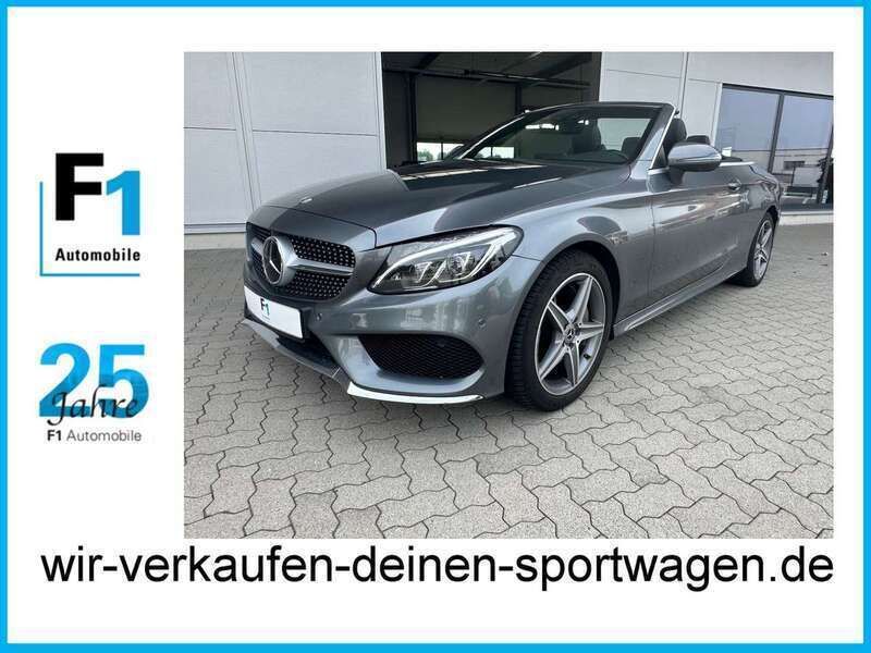 Selenitgrau metalliclack Gebraucht 2017 Mercedes C300 AMG Cabrio | 30.900 € (Teuer) - Bild 1/2
