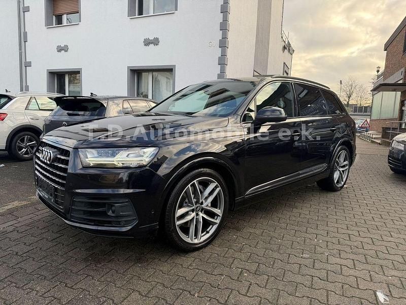 Schwarz Gebraucht 2018 Audi Q7 S-Line SUV | 23.999 € (Guter Preis) - Bild 1/4