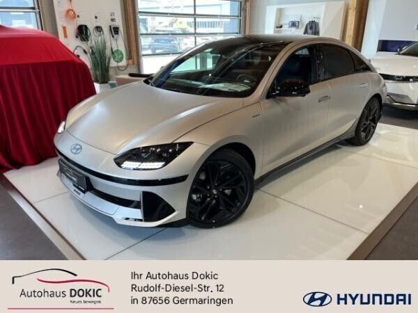 Gold (gravity gold matt) Gebraucht 2023 Hyundai Ioniq 6 Edition Limousine | 49.991 € (Teuer) - Bild 1/4