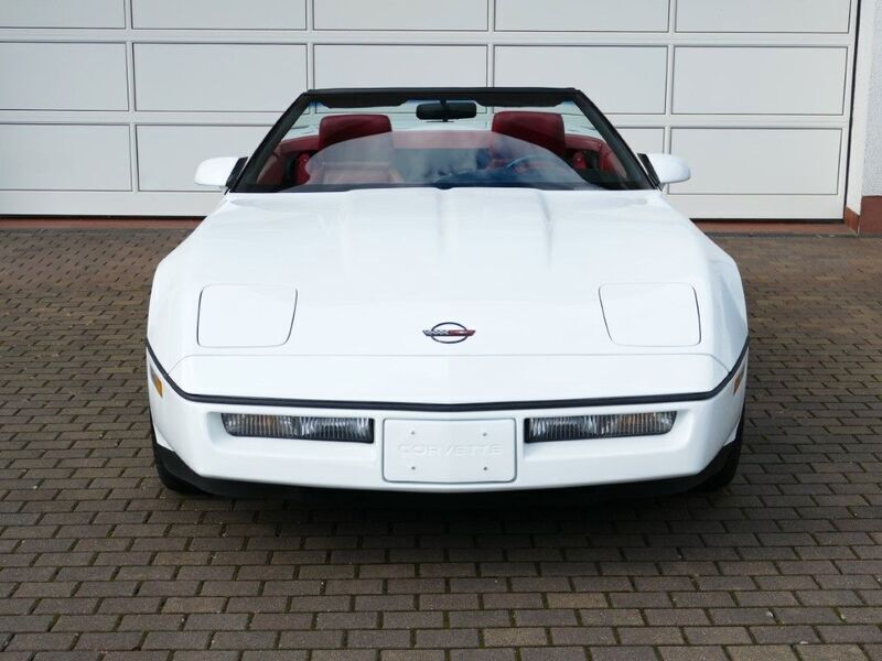 Weiß Gebraucht 1991 Corvette C4 Cabrio | 21.000 € - Bild 1/4