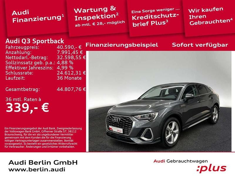 Daytonagrau perleffekt Gebraucht 2023 Audi Q3 S-Line SUV | 40.590 € (Etwas zu teuer) - Bild 1/3