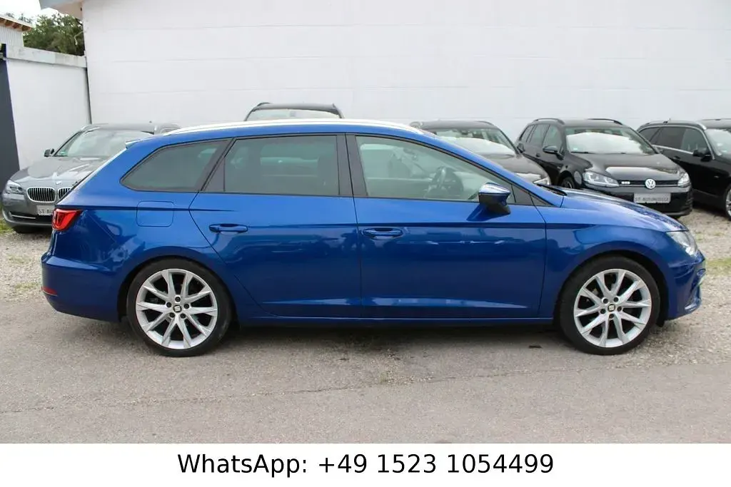 Używany Seat Leon ST FR 150 KM (110 kW) 2017 Niebieski Kombi