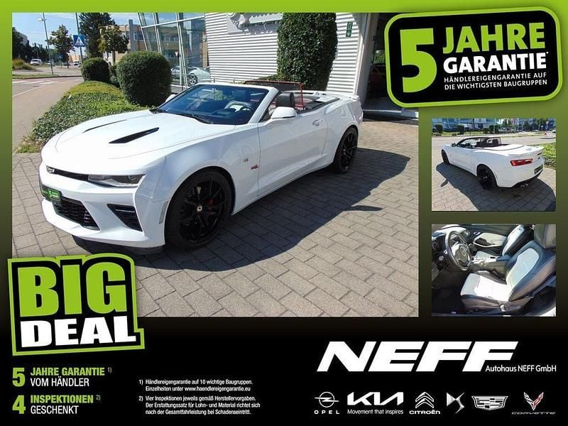 Summit white Gebraucht 2018 Chevrolet Camaro Cabrio | 39.990 € (Superpreis) - Bild 1/4