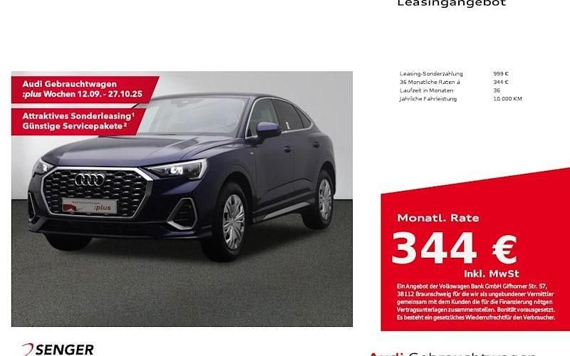 Blau Gebraucht 2024 Audi Q3 Sportback S-Line SUV | 38.780 € (Guter Preis) - Bild 1/4