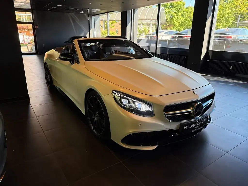 Gebraucht Mercedes S63 AMG AMG 585 PS (430 kW) 2017 Weiß Cabrio