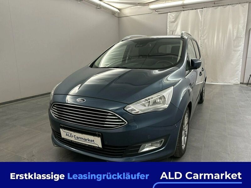 Blau Gebraucht 2018 Ford Grand C-Max Titanium Van / Kleinbus | 19.989 € - Bild 1/4