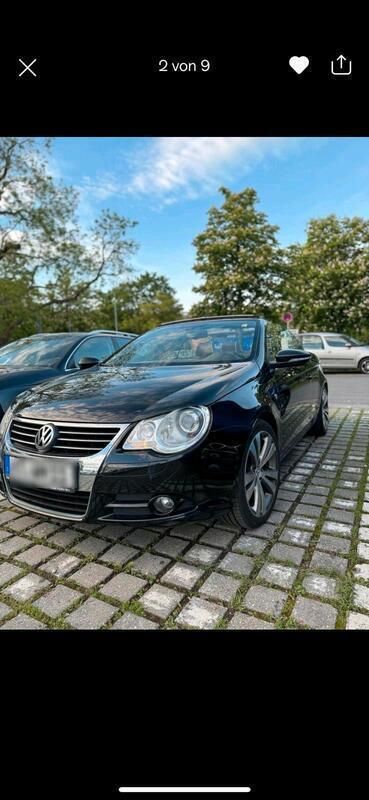 Schwarz Gebraucht 2008 VW Eos Cabrio | 6.000 € (Fairer Preis) - Bild 1/4