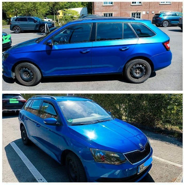Blau Gebraucht 2018 Skoda Fabia Kleinwagen | 7.300 € (Guter Preis) - Bild 1/4