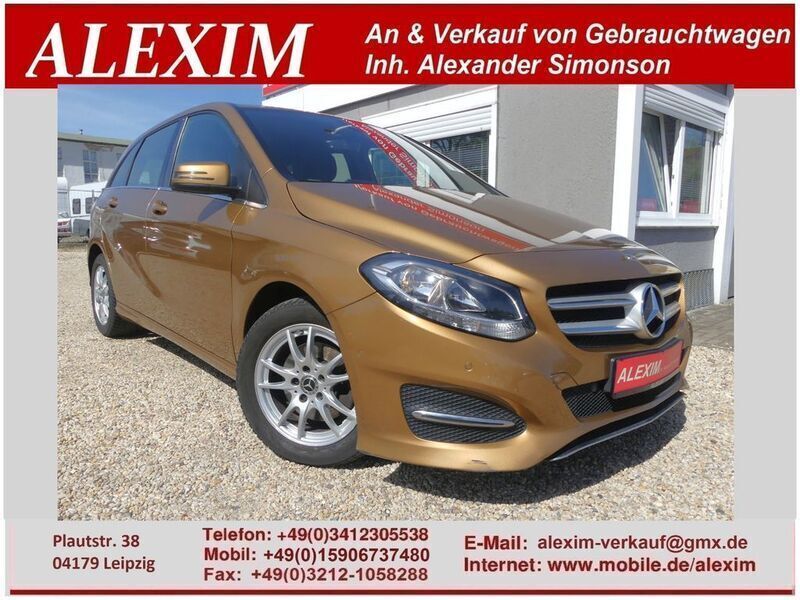 Gelb Gebraucht 2017 Mercedes B180 Van / Kleinbus | 13.799 € (Guter Preis) - Bild 1/4