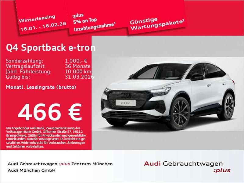 Gletscherweiß metallic Gebraucht 2025 Audi Q4 e-tron Advanced SUV | 49.781 € (Teuer) - Bild 1/1