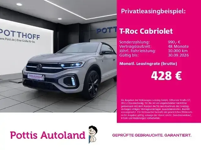 Gebraucht VW T-Roc Cabriolet R-line Edition 150 PS (110 kW) 2025 Cabrio