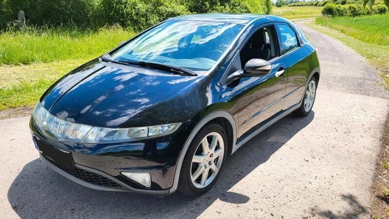 Schwarz Gebraucht 2007 Honda Civic Limousine | 3.700 € (Guter Preis) - Bild 1/4