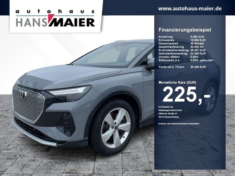 Kieselgrau Gebraucht 2021 Audi Q4 e-tron Sport SUV | 30.499 € (Superpreis) - Bild 1/4