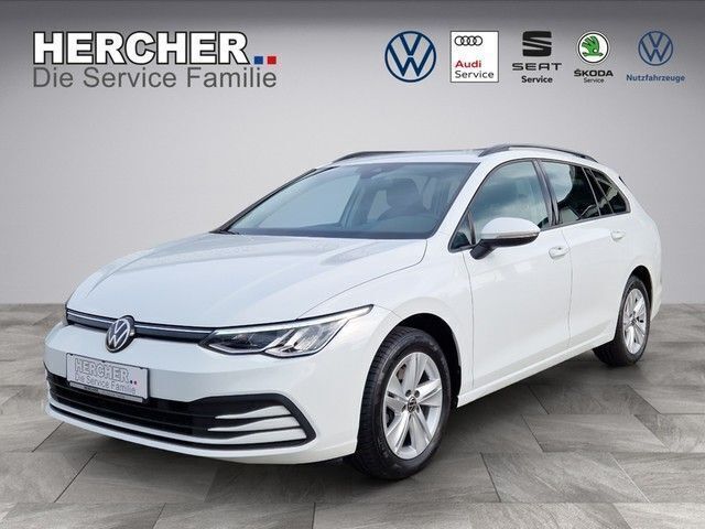 White metallic Gebraucht 2022 VW Golf VIII Life Kombi | 19.580 € (Guter Preis) - Bild 1/4
