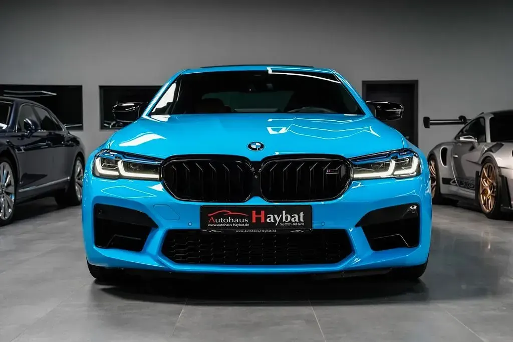Gebraucht BMW M5 Competition Edition 625 PS (459 kW) 2022 Sonderlackierung riviera blau Limousine