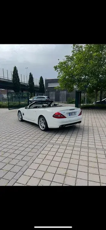 Gebraucht Mercedes SL55 AMG AMG 517 PS (380 kW) 2006 Weiß Cabrio