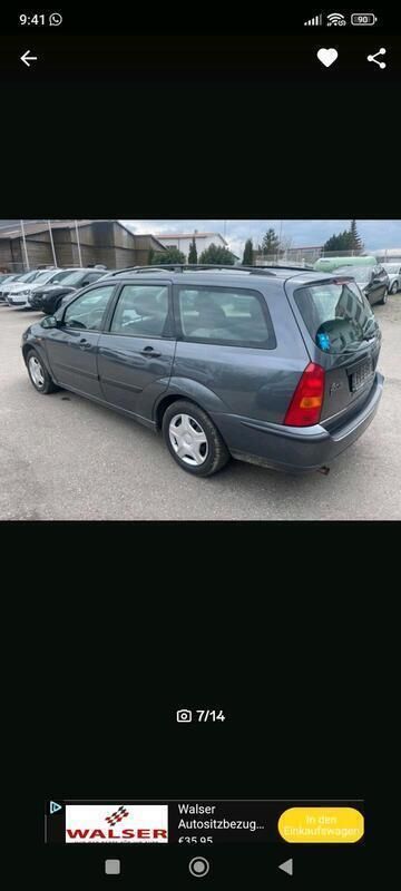 Grau Gebraucht 2002 Ford Focus Kombi | 1.000 € (Guter Preis) - Bild 1/4