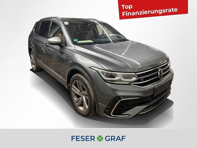 Platinumgrey Gebraucht 2022 VW Tiguan Allspace R-line SUV | 35.880 € (Fairer Preis) - Bild 1/4