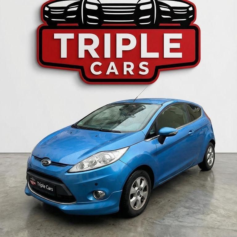 Gebraucht Ford Fiesta Titanium 97 PS (71 kW) 2009 Blau Kleinwagen