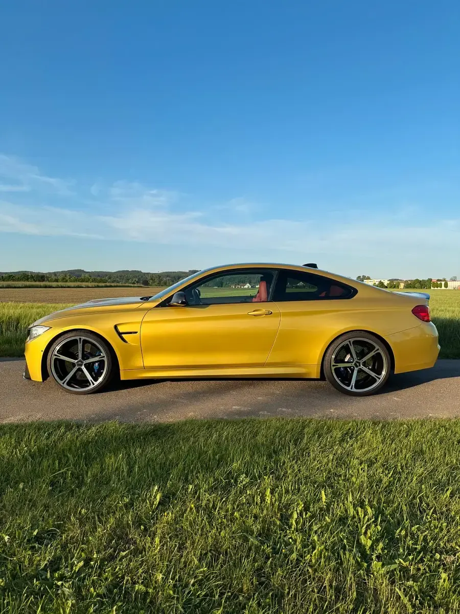 Gebraucht BMW M4 M Performance 431 PS (317 kW) 2015 Gelb Coupé