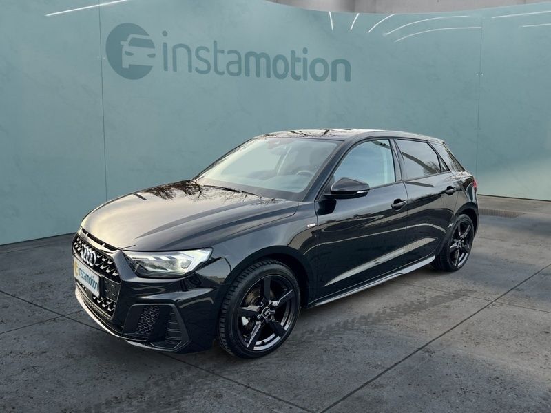 Schwarz Gebraucht 2024 Audi A1 Sportback S-Line Kleinwagen | 27.490 € (Etwas zu teuer) - Bild 1/4