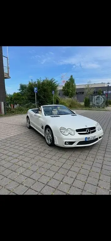 Gebraucht Mercedes SL55 AMG AMG 517 PS (380 kW) 2006 Weiß Cabrio