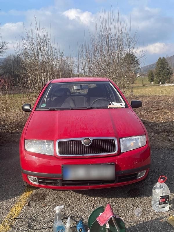 Second-hand Skoda Fabia 75 CP (55 kW) 2004 Roșu Break