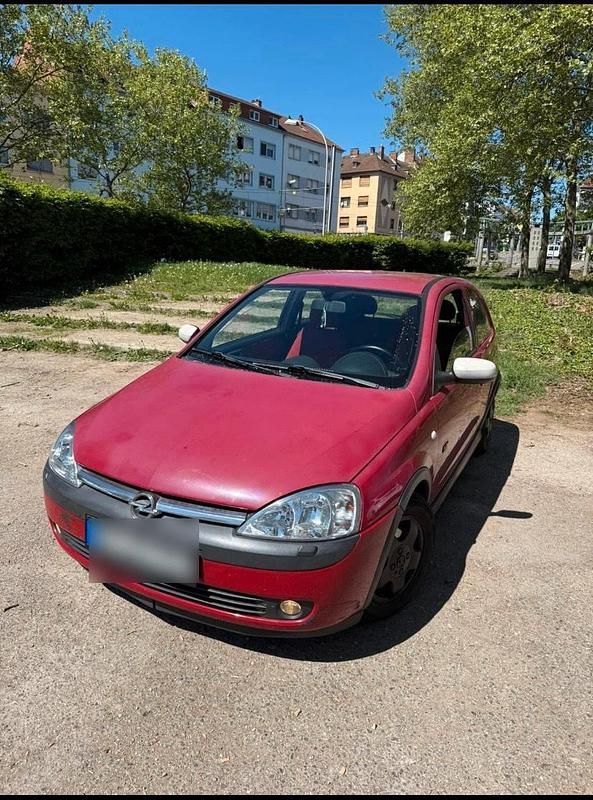 Rot Gebraucht 2003 Opel Corsa Kleinwagen | 400 € (Guter Preis) - Bild 1/4