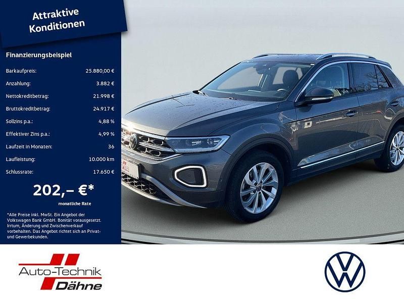 Gebraucht VW T-Roc Style 150 PS (110 kW) 2023 Grau SUV
