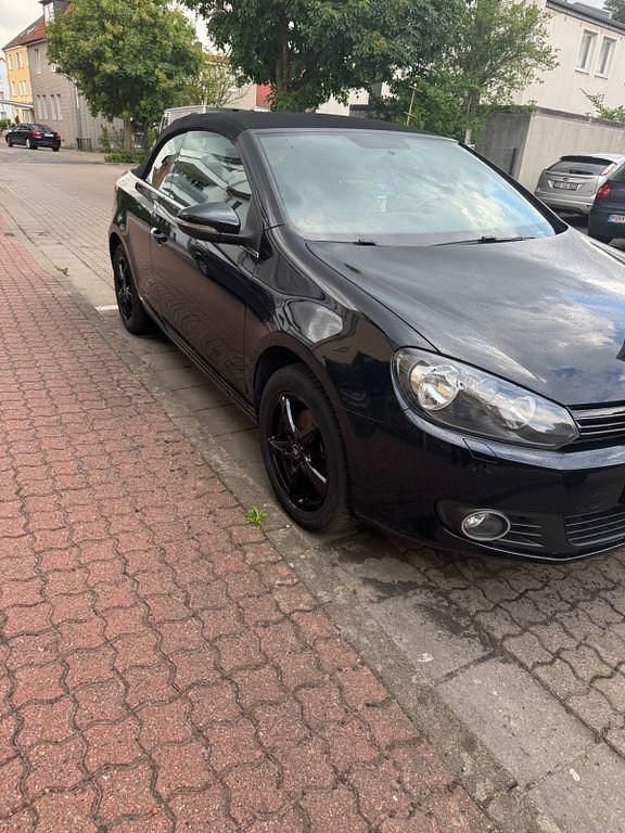 Schwarz Gebraucht 2012 VW Golf Cabriolet Cabrio | 6.700 € (Guter Preis) - Bild 1/4