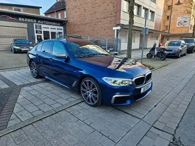 Brugt BMW M550 Performance 400 HK (294 kW) 2020 Blå Sedan