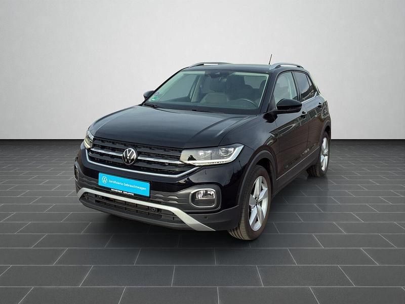 Deep black perleffekt (metallic) Gebraucht 2021 VW T-Cross IQ Drive SUV | 23.900 € (Fairer Preis) - Bild 1/4