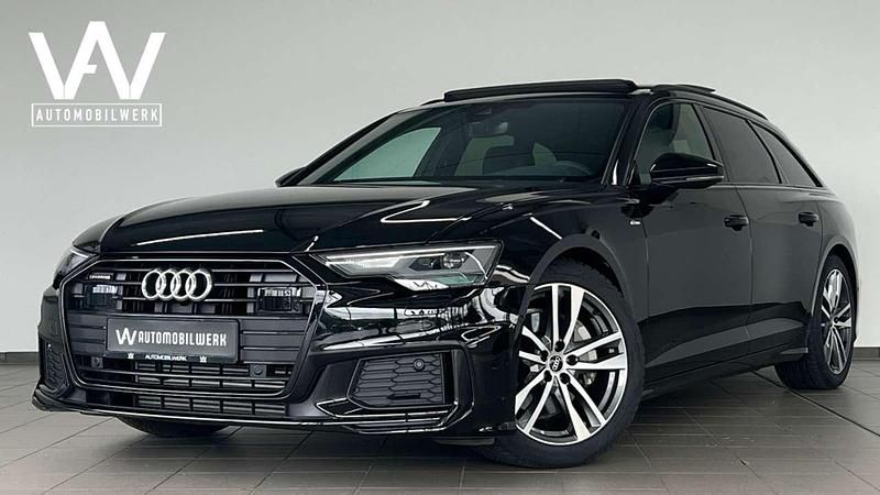 Mythosschwarz metallic Gebraucht 2023 Audi A6 S-Line Kombi | 49.980 € (Teuer) - Bild 1/4