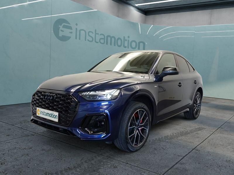 Blau Gebraucht 2024 Audi Q5 Sportback SUV | 55.549 € (Teuer) - Bild 1/4