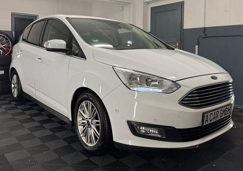 Weiß Gebraucht 2019 Ford C-MAX Titanium Van / Kleinbus | 6.990 € (Guter Preis) - Bild 1/4