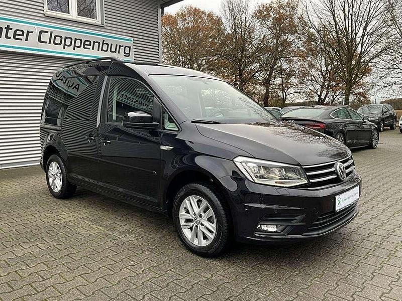 Gebraucht VW Caddy Comfortline 102 PS (75 kW) 2016 Deep black perleffekt Van / Kleinbus