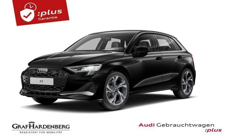 Schwarz Gebraucht 2024 Audi A3 Sportback Advanced Limousine | 33.460 € (Guter Preis) - Bild 1/4