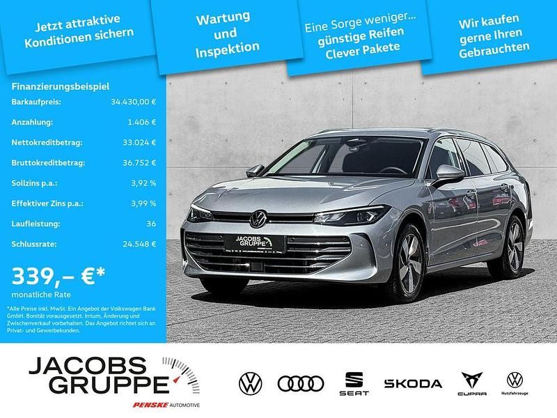 Silber Gebraucht 2024 VW Passat Business Kombi | 34.430 € (Fairer Preis) - Bild 1/4