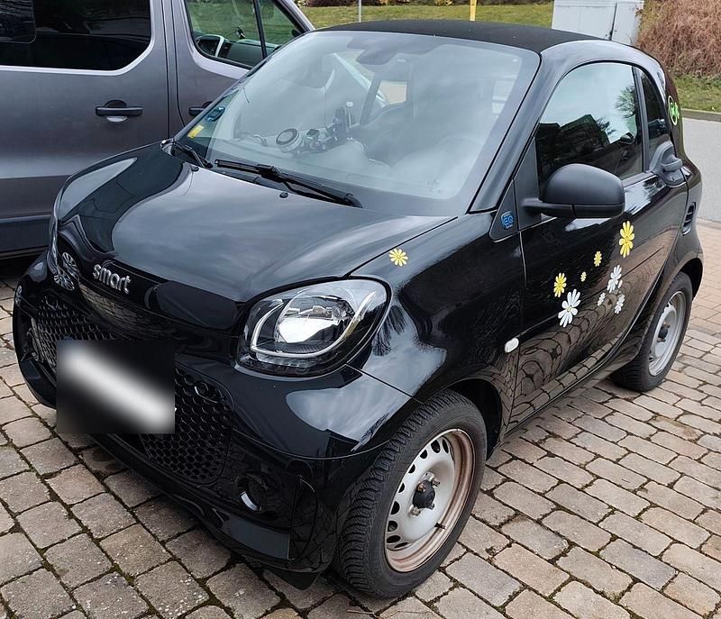 Gebraucht Smart ForTwo Coupé 41 kW (56 PS) 2021 Schwarz Kleinwagen