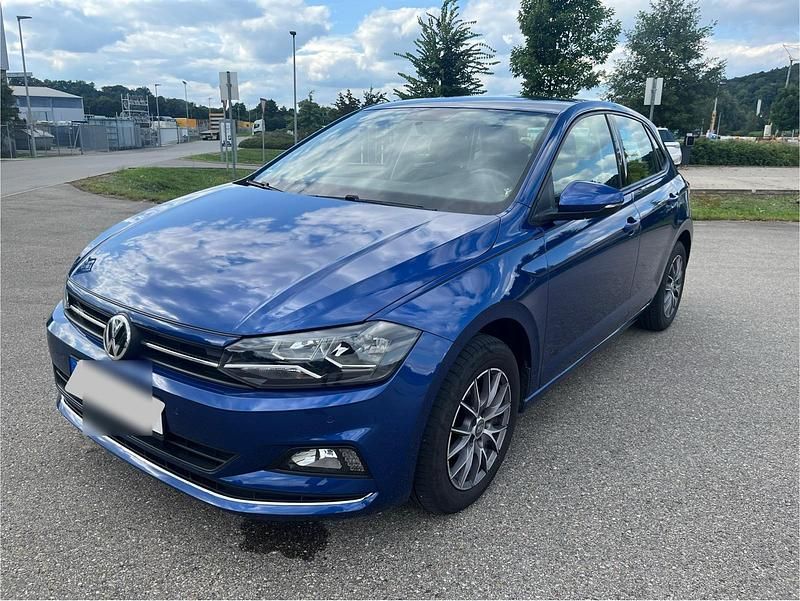 Blau Gebraucht 2019 VW Polo Highline Kleinwagen | 16.500 € (Fairer Preis) - Bild 1/4