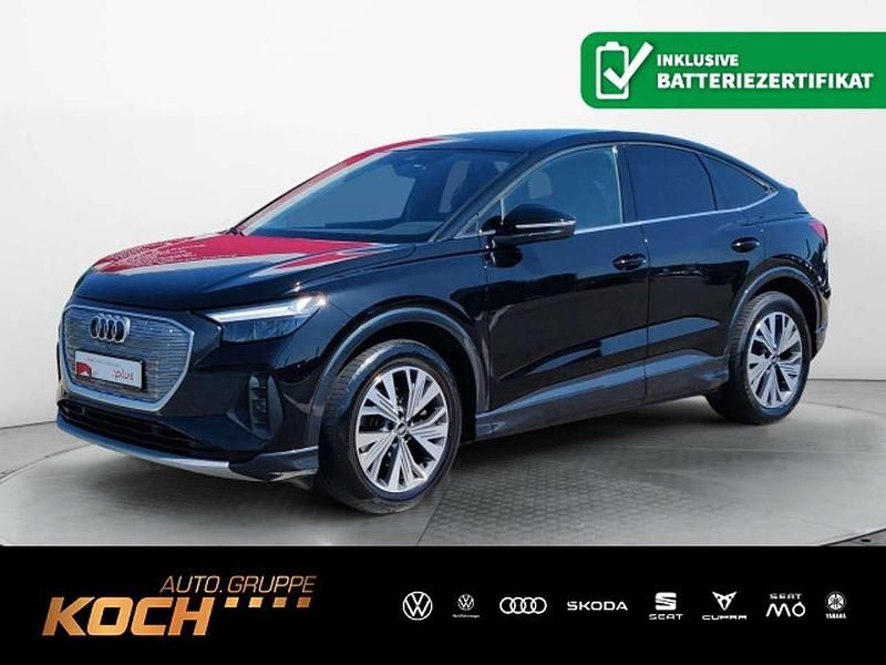 Mythosschwarz metallic Gebraucht 2022 Audi Q4 e-tron Advanced SUV | 23.990 € (Etwas zu teuer) - Bild 1/2