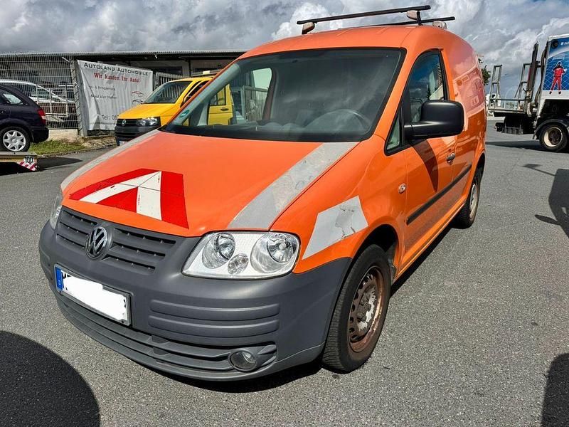 Second-hand VW Caddy 109 CP (80 kW) 2008 Portocaliu Monovolum