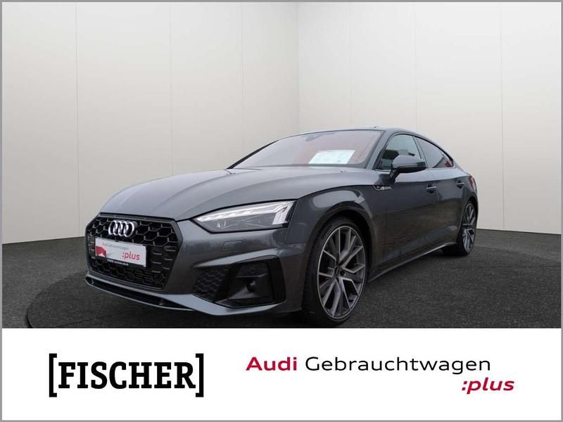 Grau Gebraucht 2024 Audi A5 Sportback S-Line Limousine | 46.749 € (Teuer) - Bild 1/4