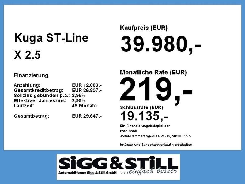 Neu Ford Kuga ST-Line X 242 PS (177 kW) 2025 Agate black SUV