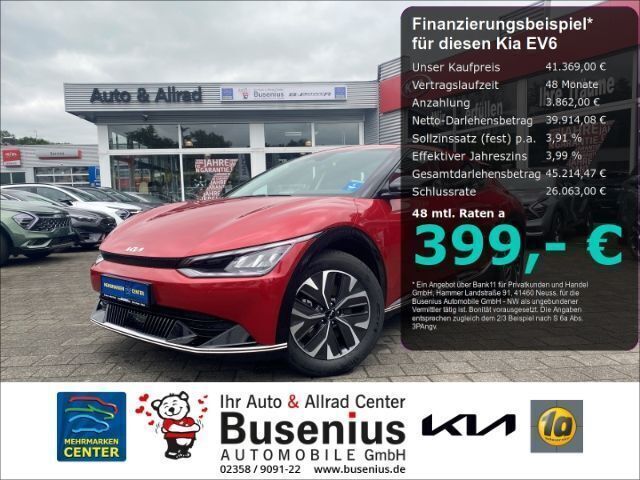 (cr5) runway rot met Neu 2024 Kia EV6 Air SUV | 41.369 € (Teuer) - Bild 1/4
