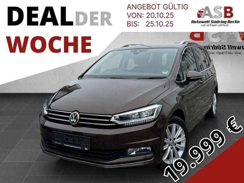 Nutshell brown metallic Gebraucht 2017 VW Touran Highline Van / Kleinbus | 19.999 € (Superpreis) - Bild 1/4